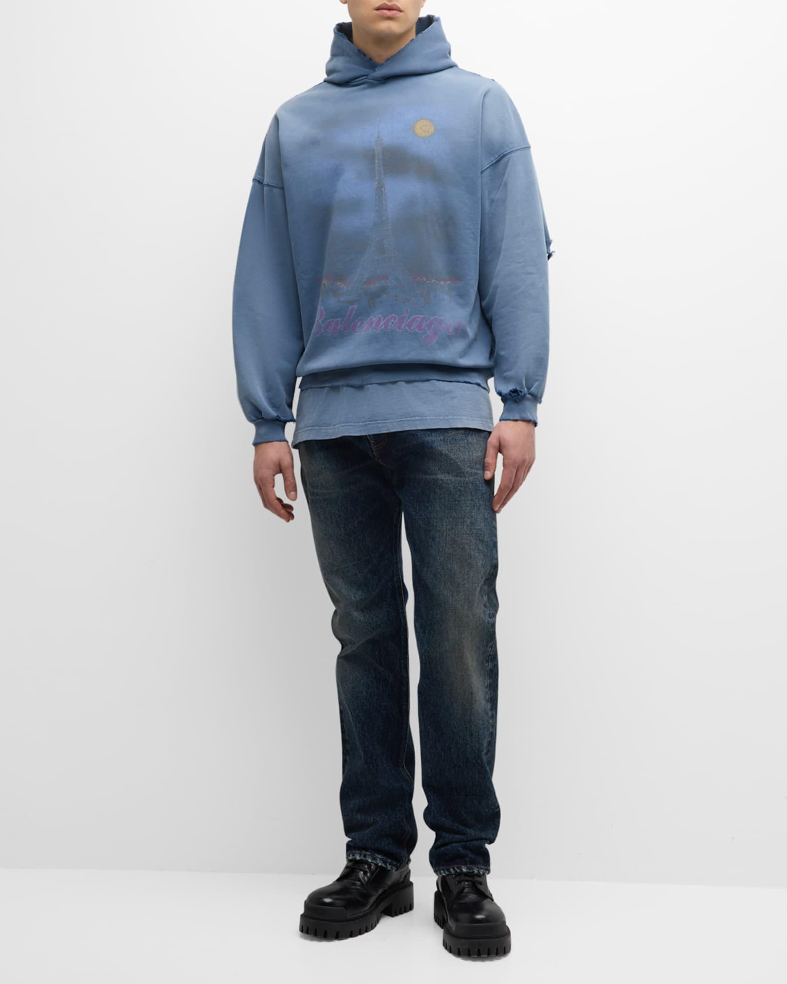 Men's Paris Moon Faded Hoodie Product Image