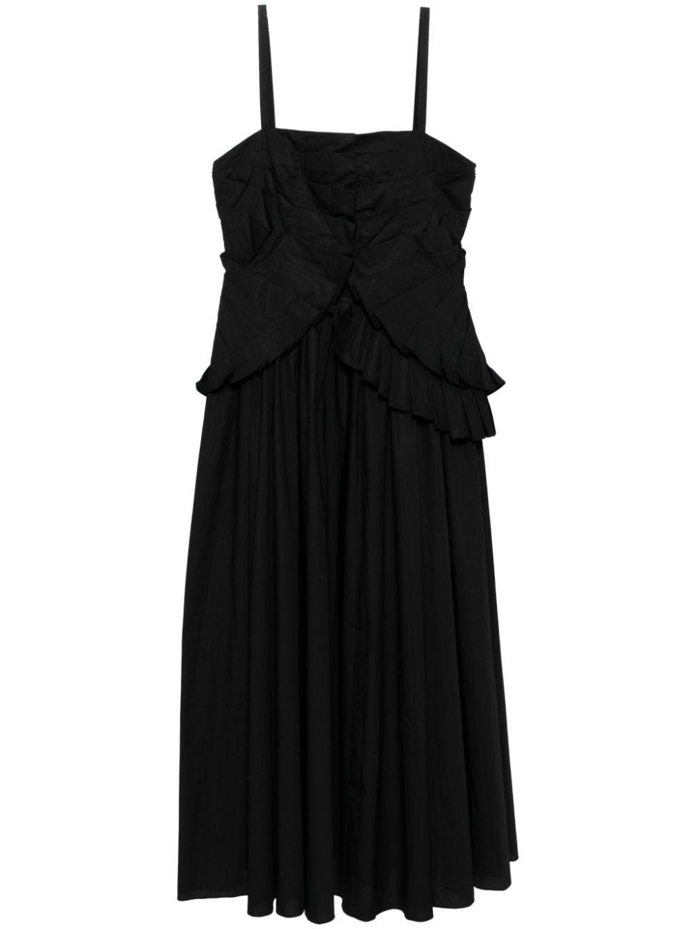 ULLA JOHNSON Josephine Dress Noir In Black Product Image