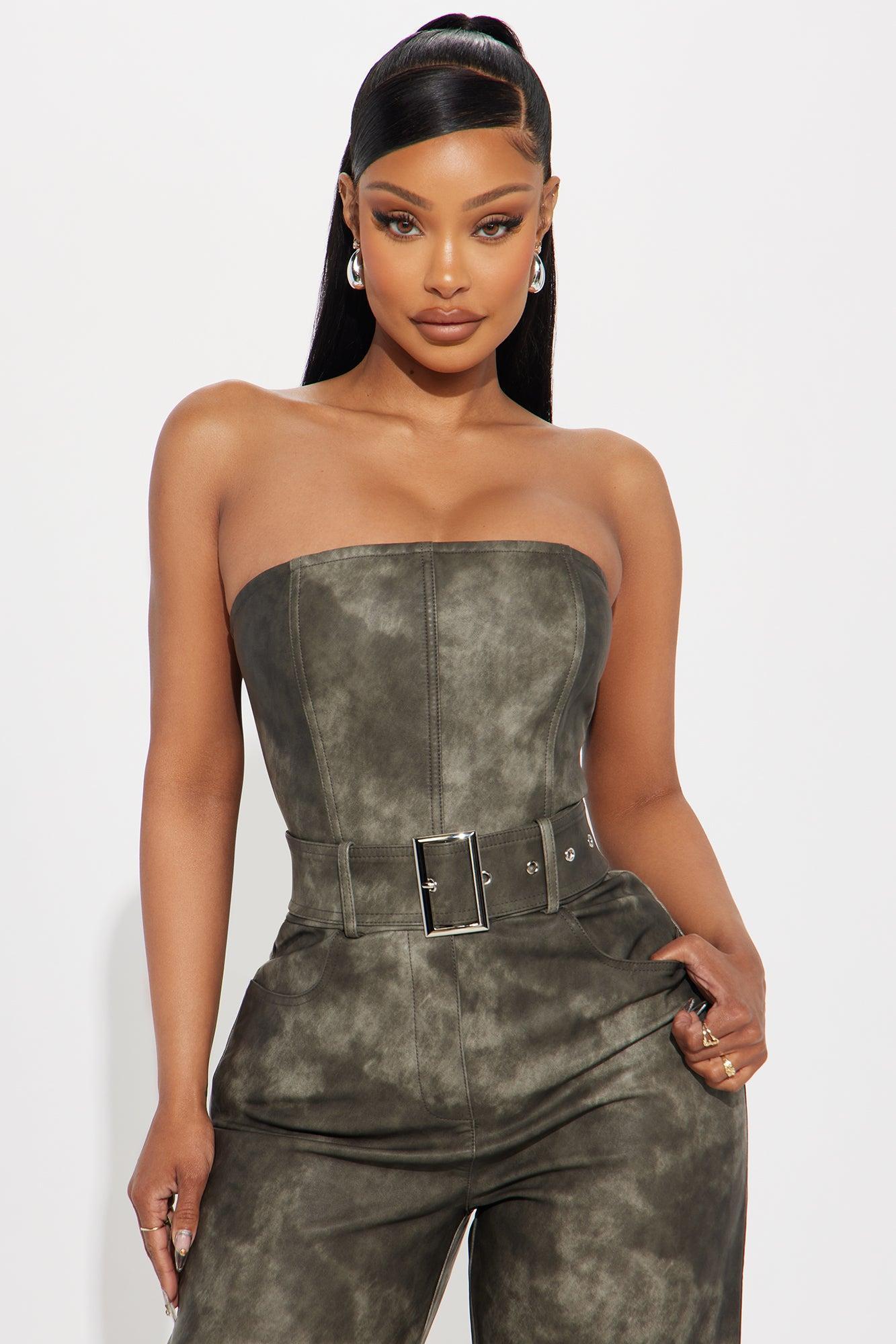 One Time Offer Jumpsuit - Grey Product Image