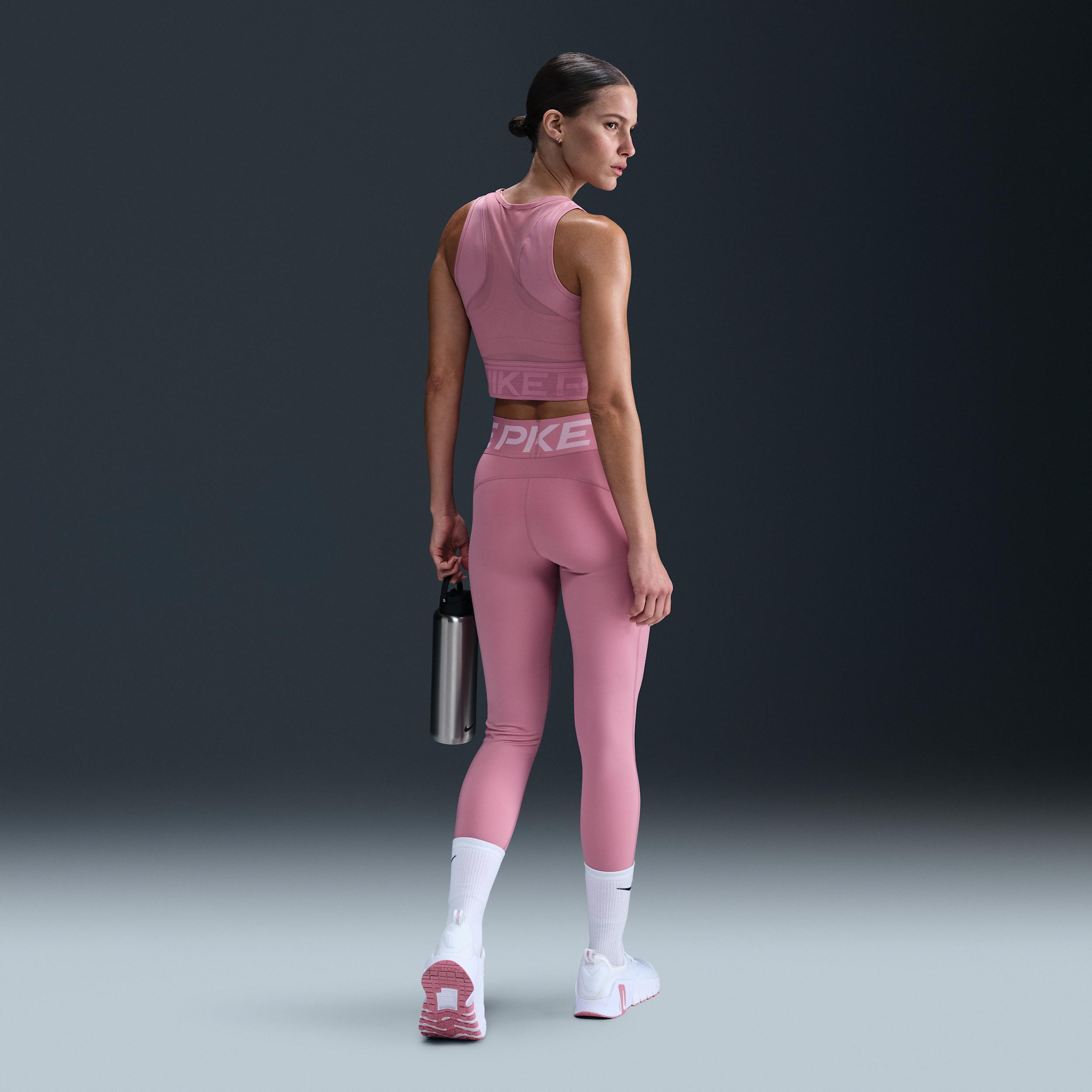 Womens Nike Pro Dri-FIT Cropped Tank Top | HJ1192-619 Product Image