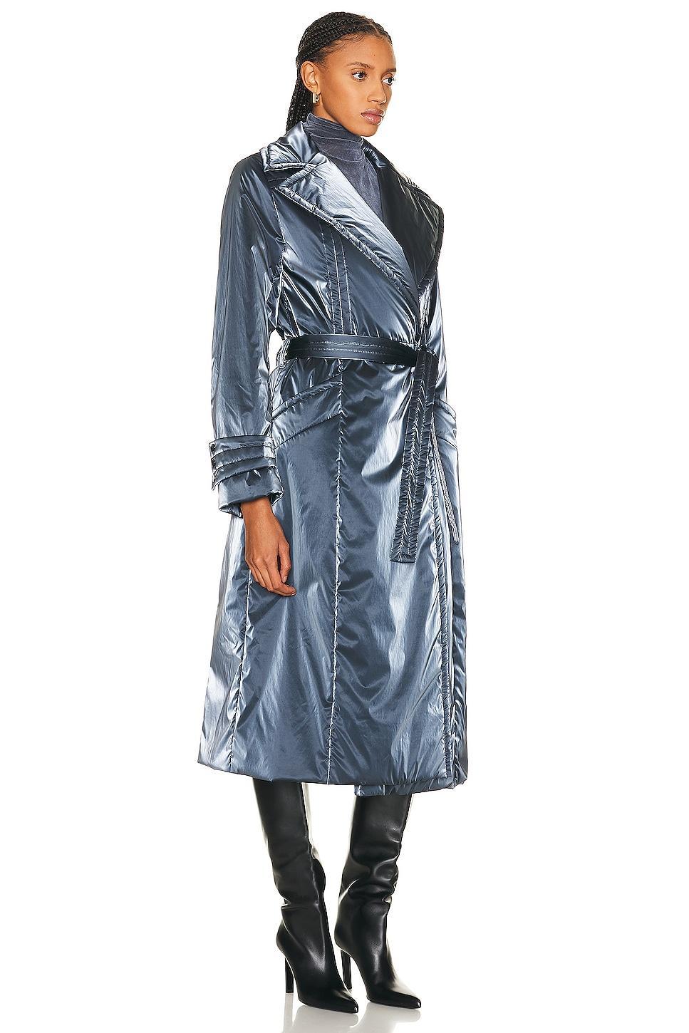 RTA Trench Coat Blue. (also in L, M). Product Image