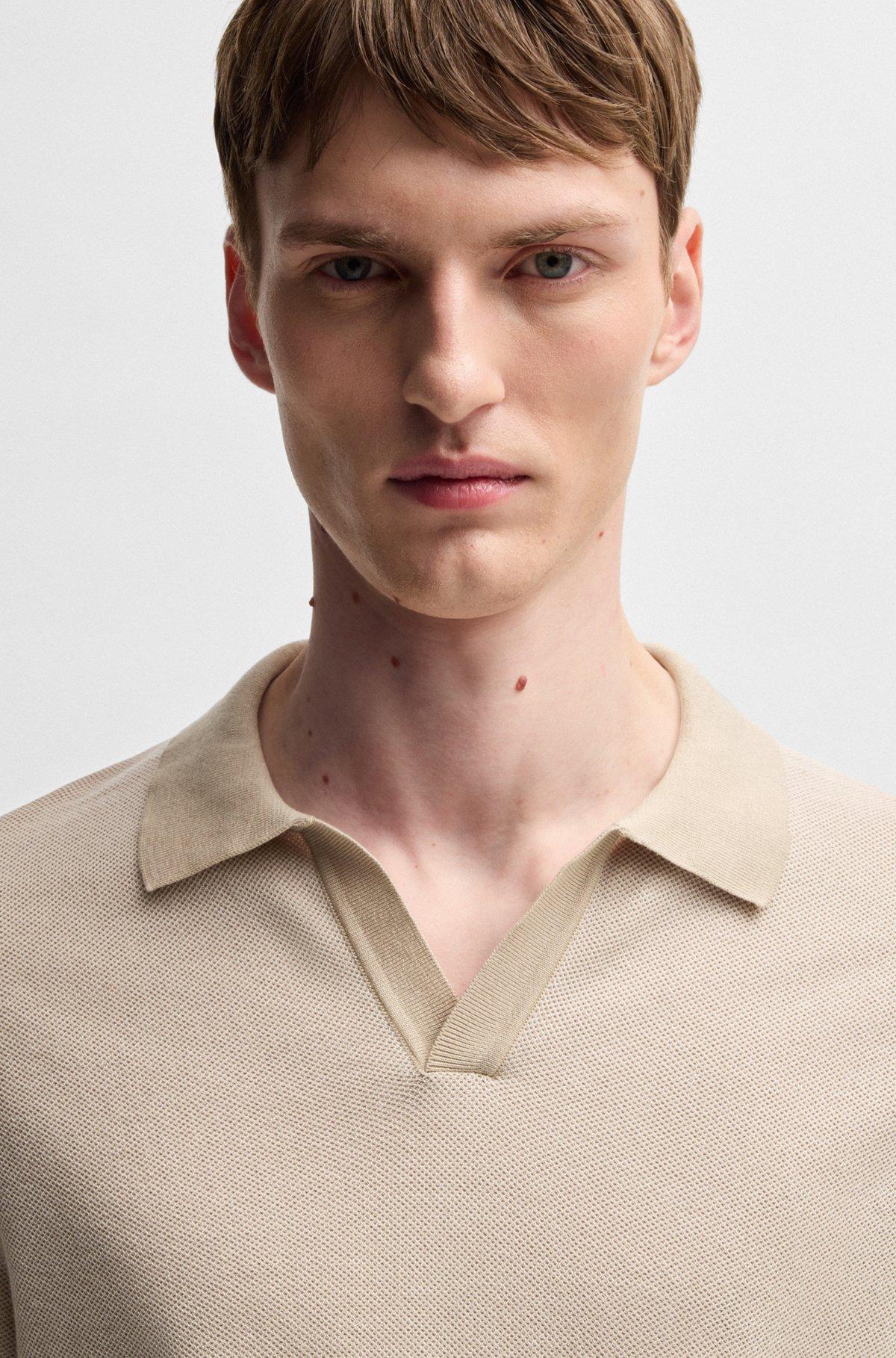 Sweater with Johnny collar Product Image