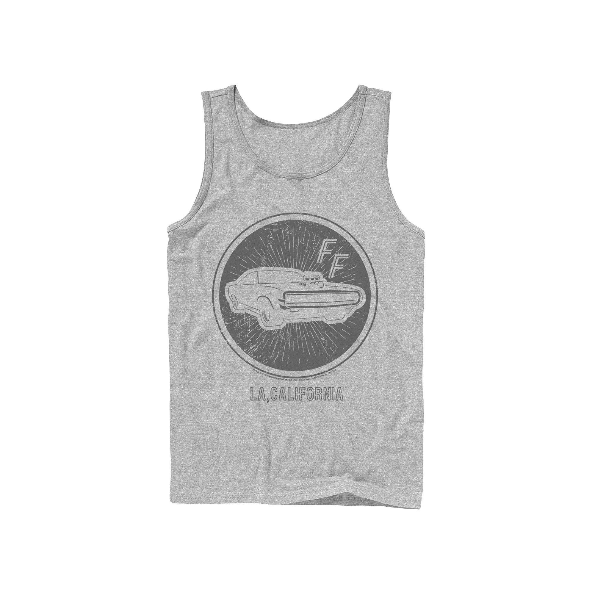 Men's Fast And The Furious LA,California Car Stamp Tank Top, Boy's,  Product Image