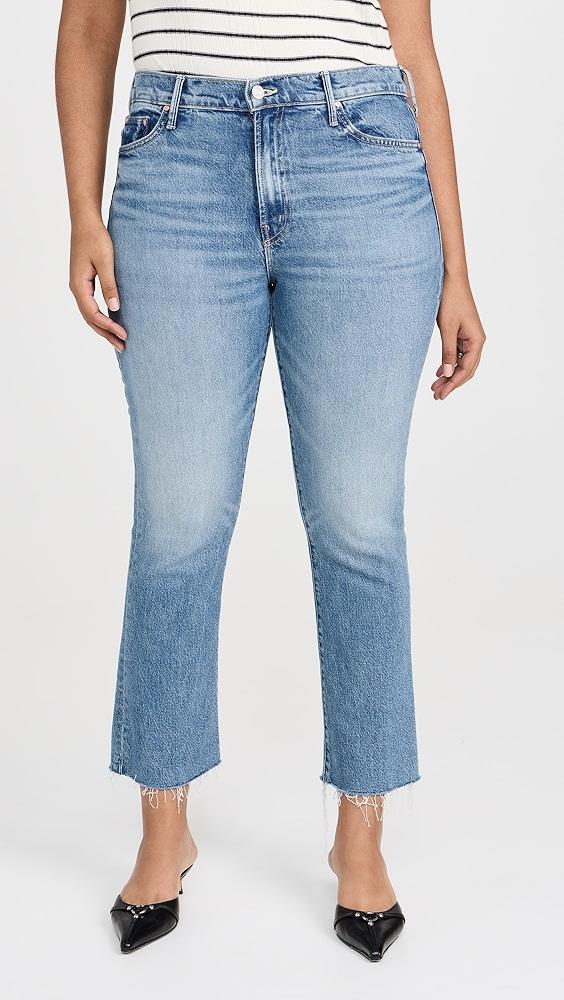 MOTHER The Outsider Flood Fray Jeans | Shopbop Product Image