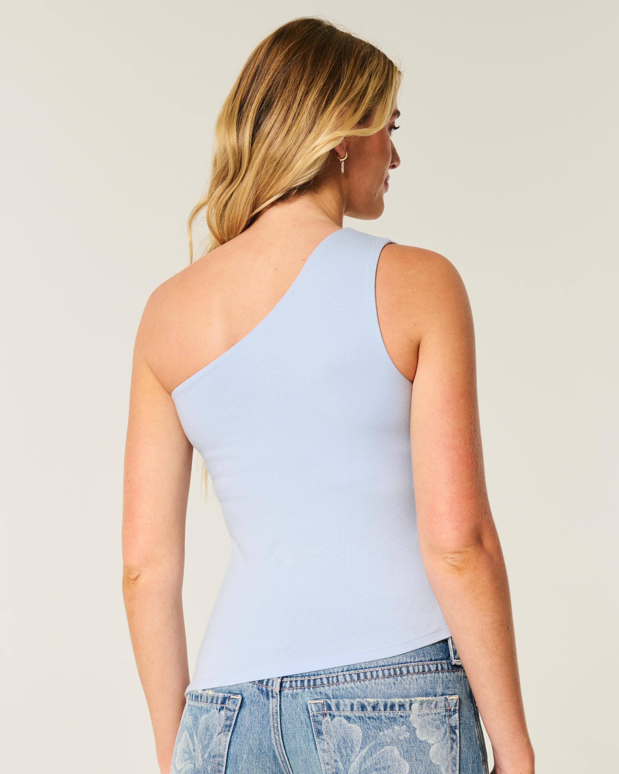 Asymmetrical One-Shoulder Top Product Image