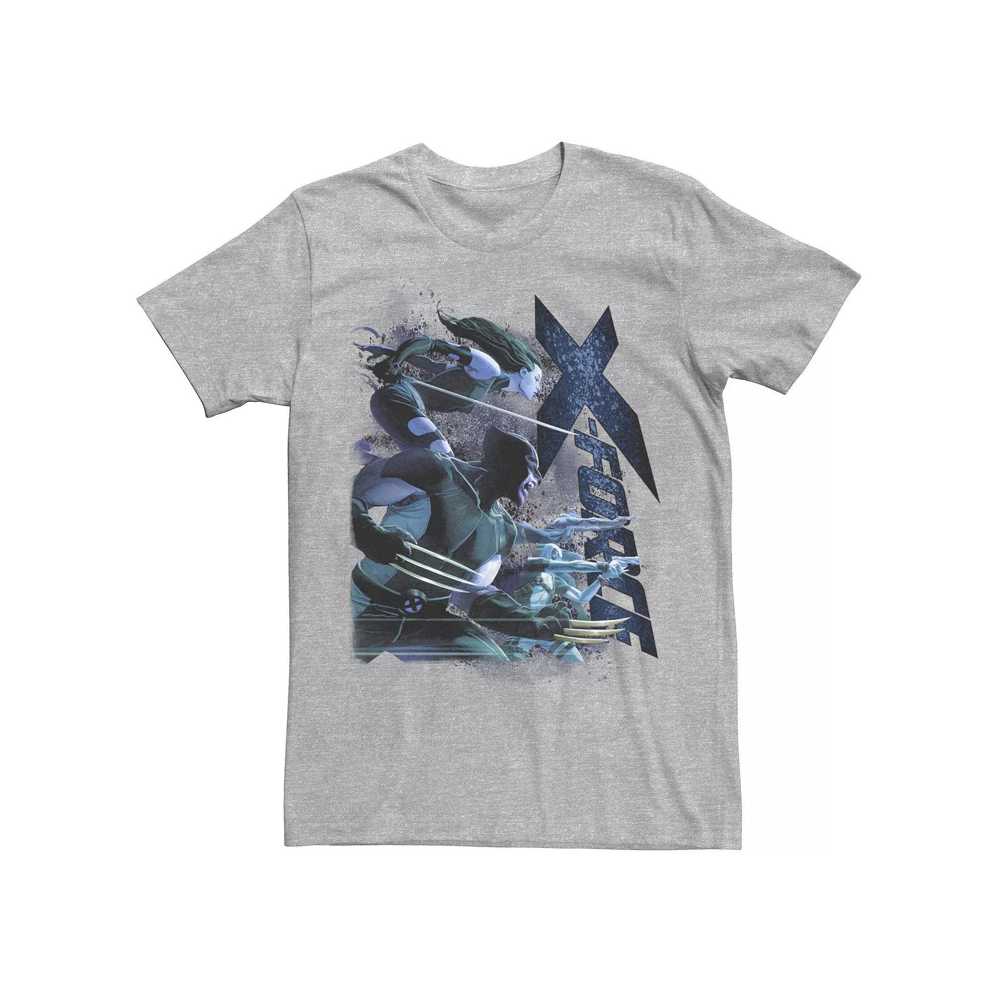 Men's Marvel X-Force Paint Splatter Group Shot Tee,  Product Image