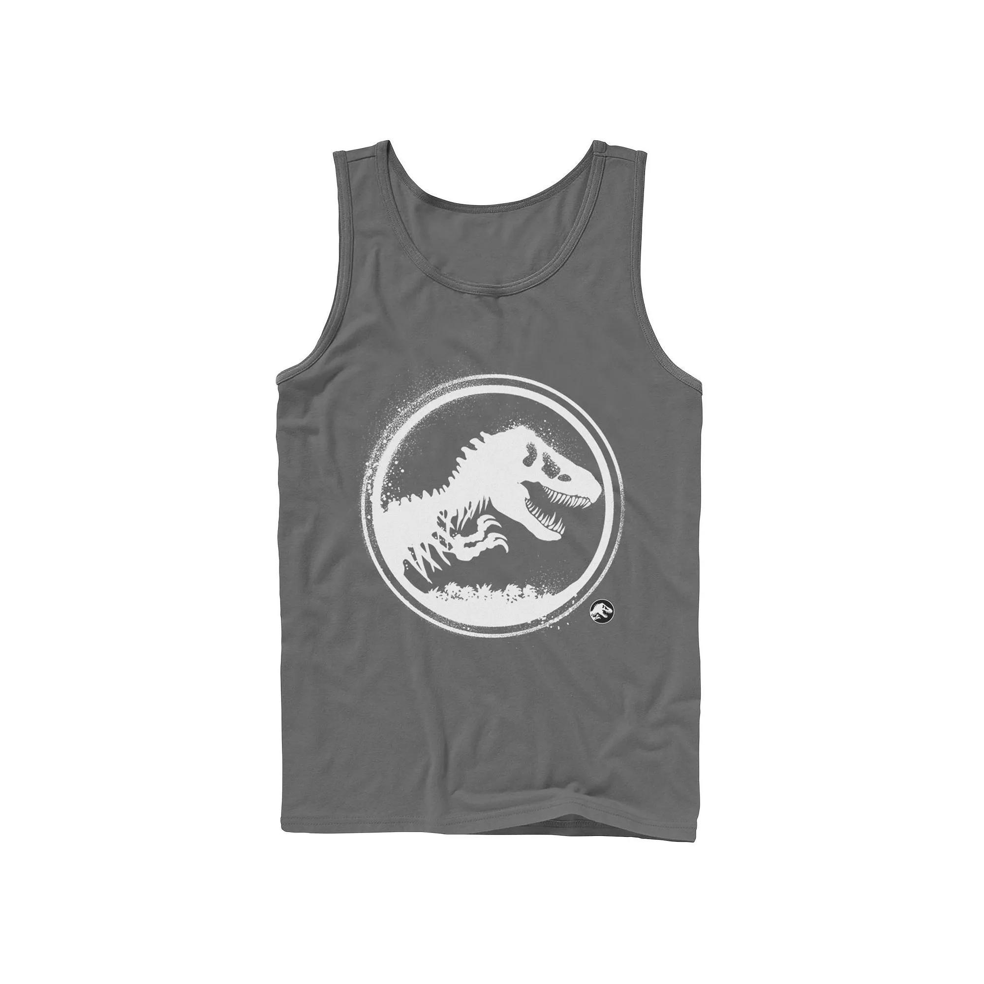 Men's Jurassic World: Fallen Kingdom Paint Splatter Logo Tank Top,  Product Image