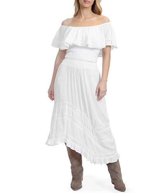 Stevie by Steve Madden Asymmetrical Maxi Skirt Product Image