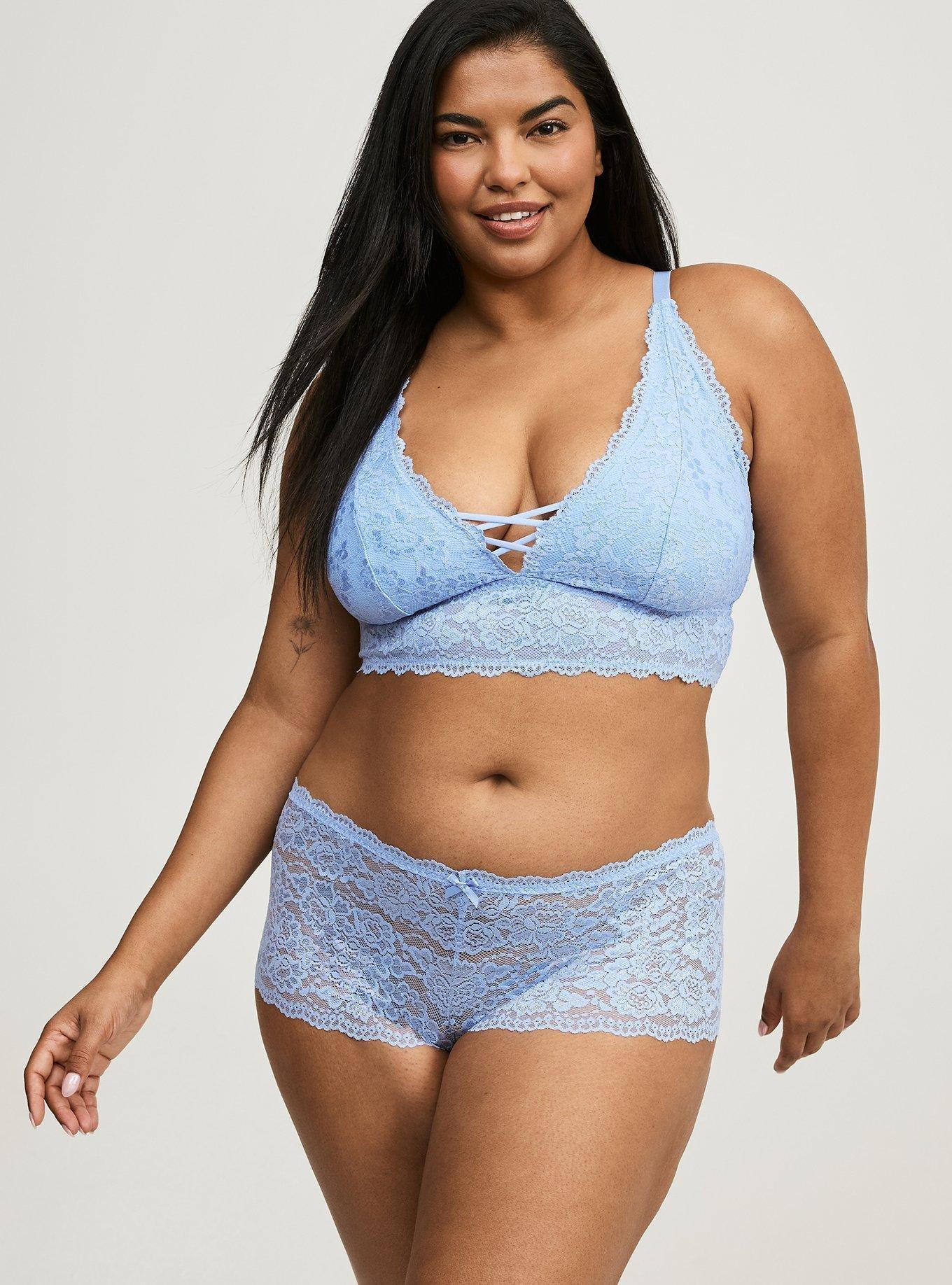 Mid-Rise Simply Lace Cheeky Panty Product Image