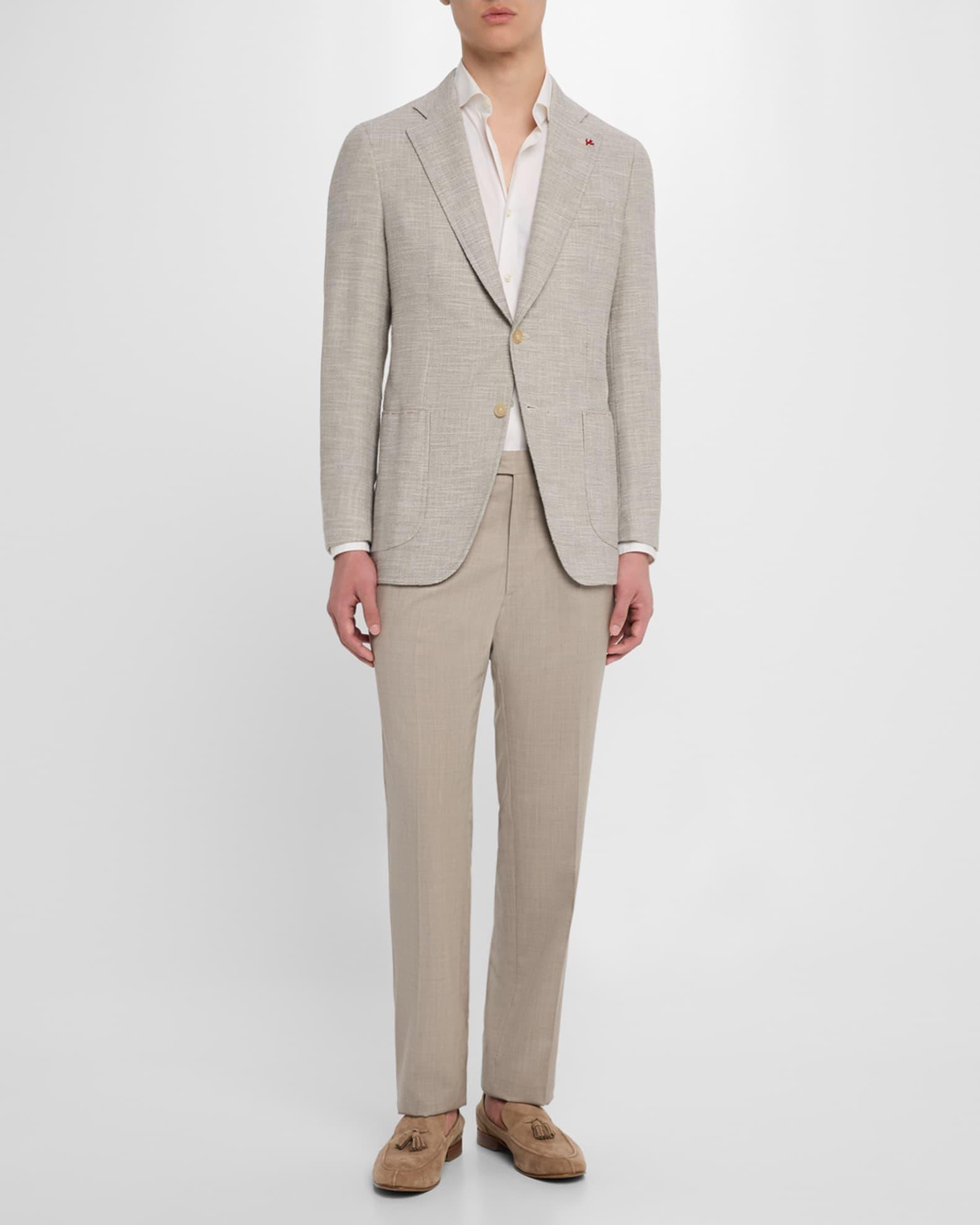 Men's Textured Wool-Blend Blazer Product Image