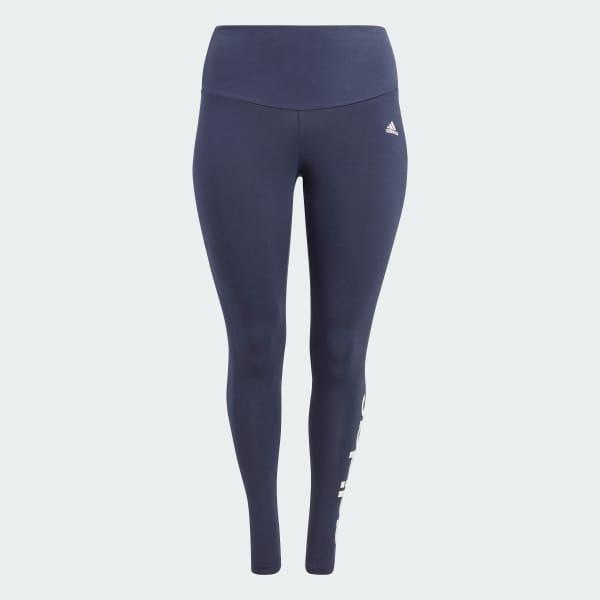 Essentials High-Waisted Logo Leggings (Plus Size) Product Image