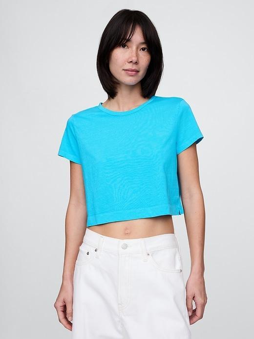 Organic Cotton VintageSoft Crop T-Shirt Product Image