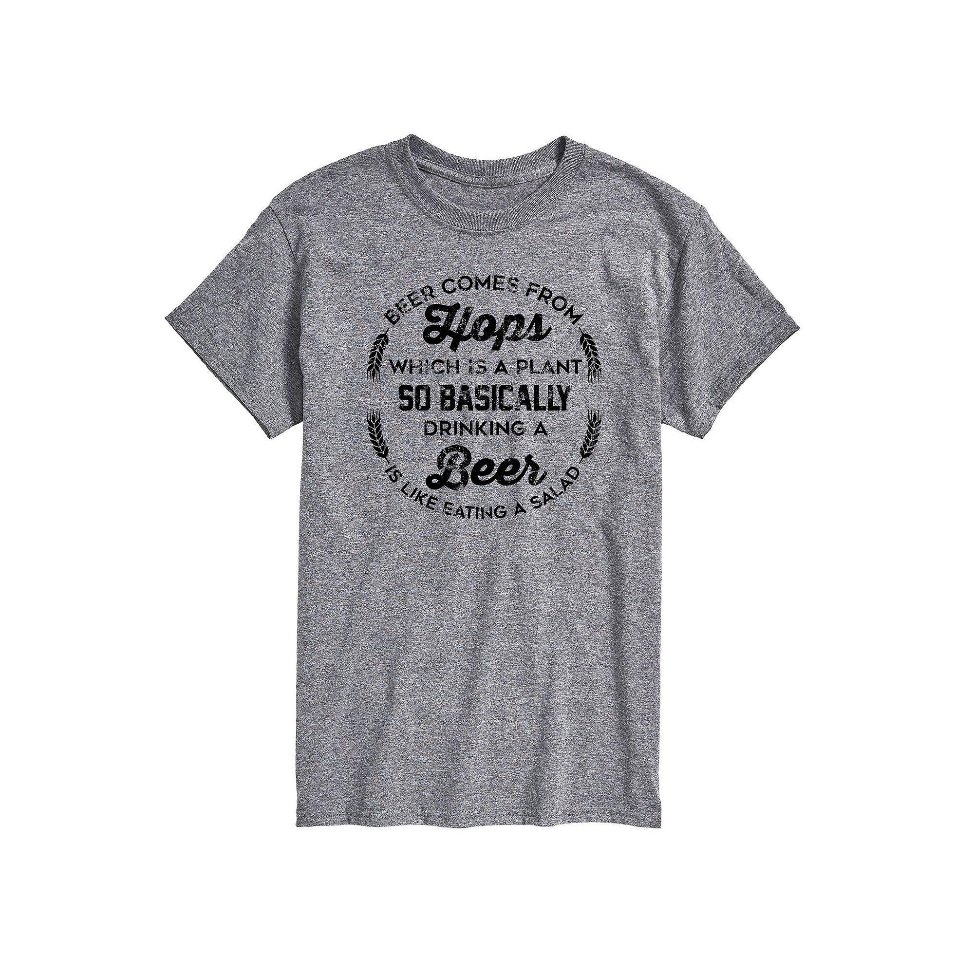 Men's Beer Comes From Hops Graphic Tee,  Product Image