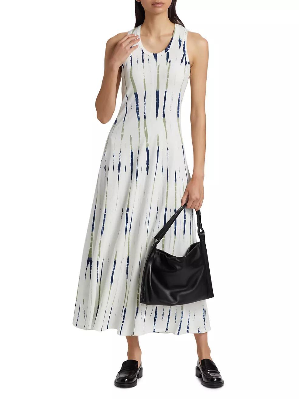 Davi Tie-Dye Striped Maxi Dress Product Image