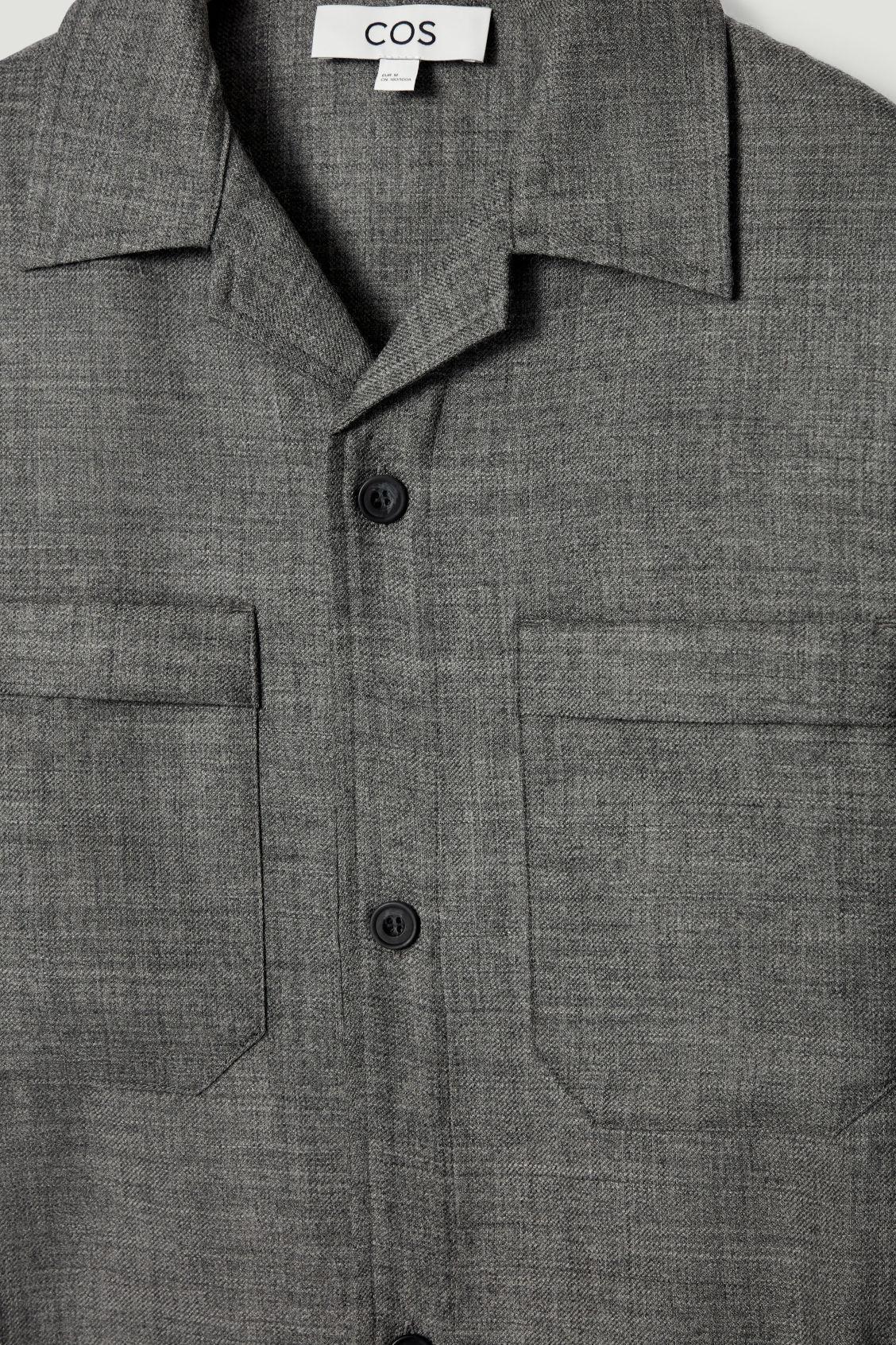 WOOL-FLANNEL OVERSHIRT Product Image