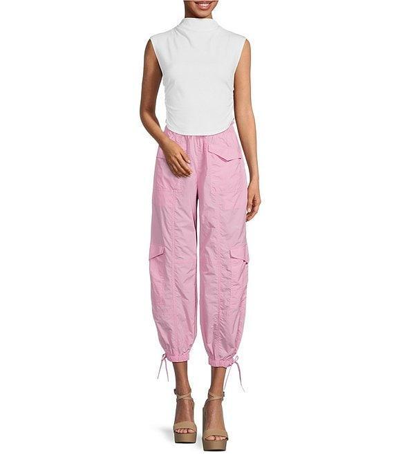 Gianni Bini Natasha Nylon Parachute Pull-On Pants Product Image