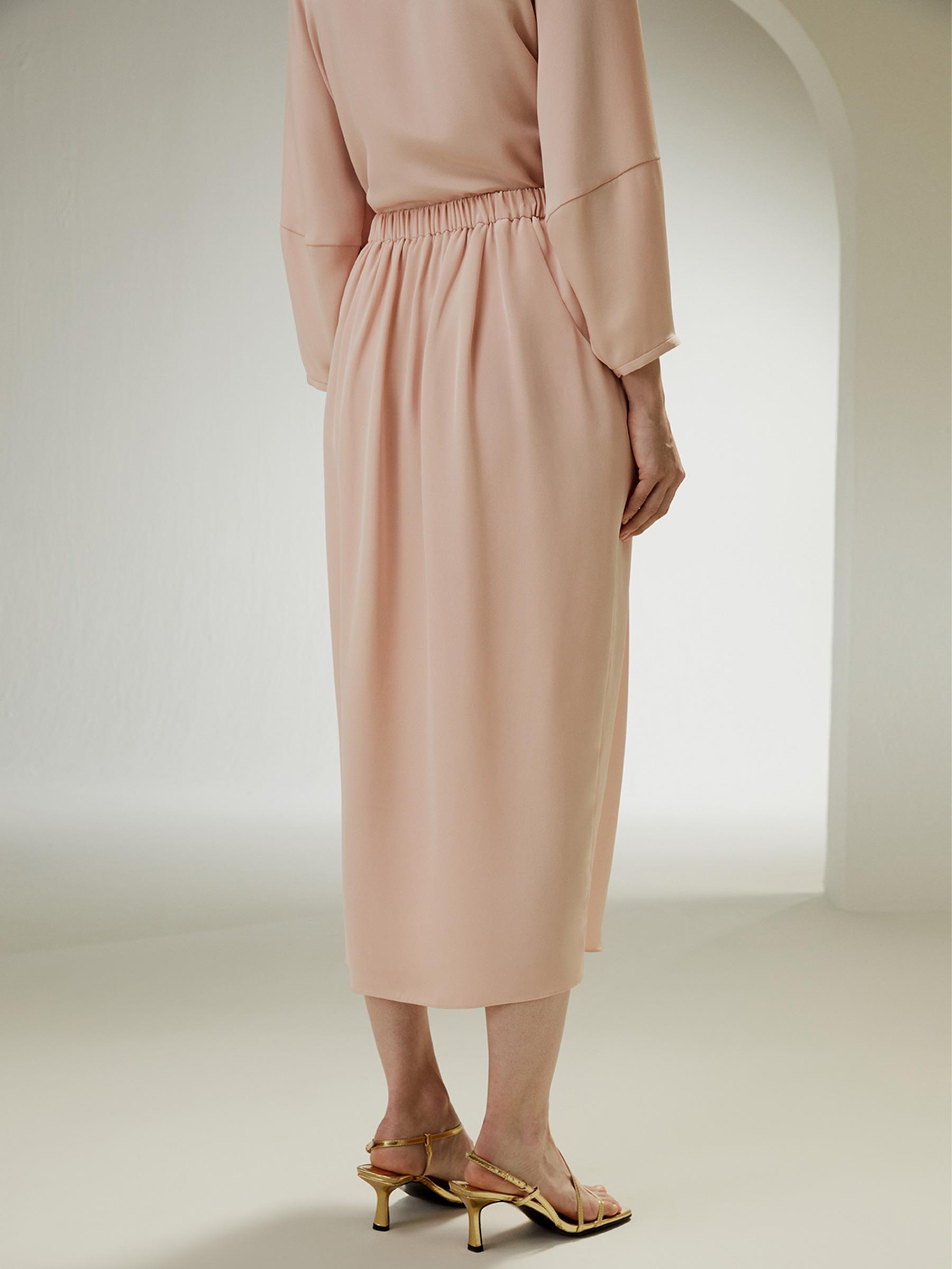 Blossom Skirt with Elastic Waistband and Side Pockets Product Image