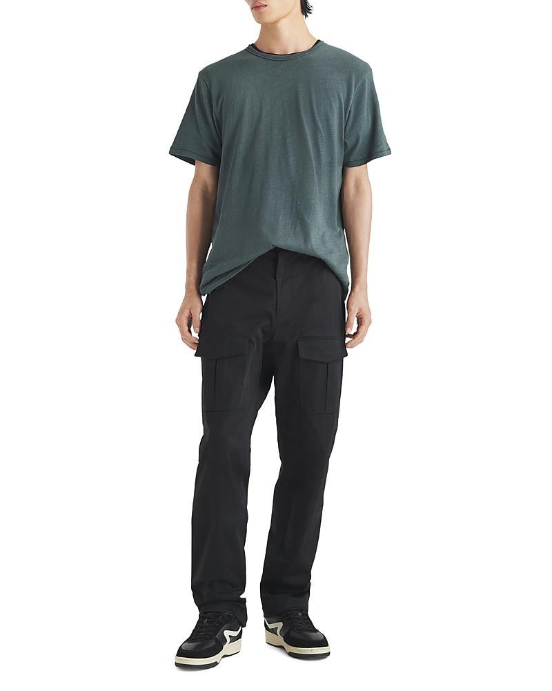 rag & bone Men's Classic Flame Slub Cotton T-Shirt in Forest Green at Nordstrom, Size Small Product Image