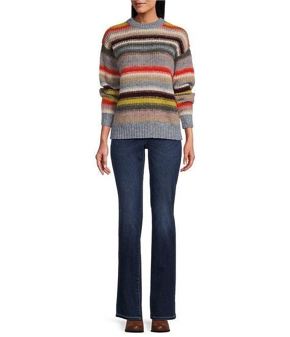 Pendleton Alpaca Stripe Crew Neck Long Sleeve Pullover Product Image
