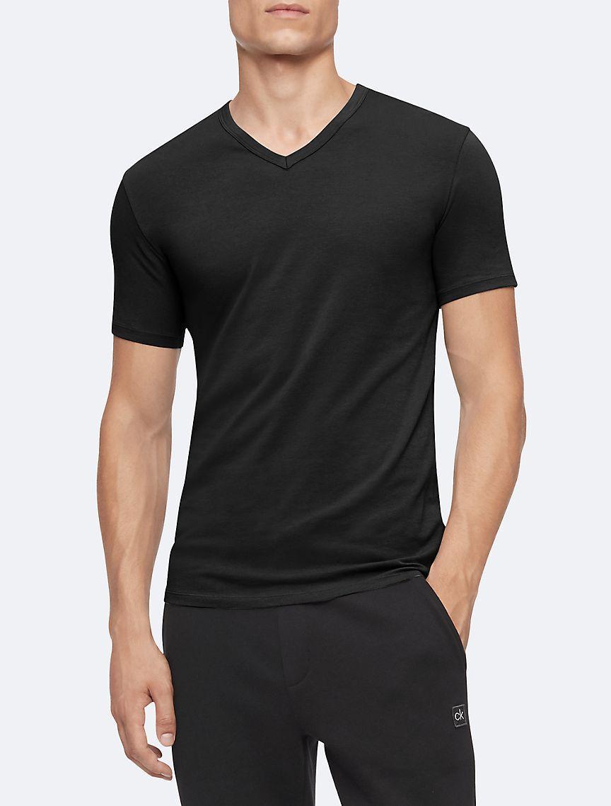 Cotton Stretch 3-Pack V-Neck T-Shirt Product Image