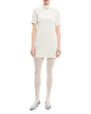 Theory Short Sleeve Roll Neck Mini Dress Product Image