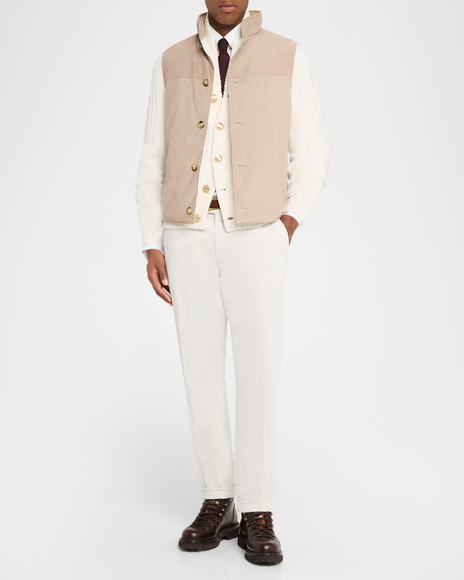 Men's Corduroy Flat-Front Pants Product Image