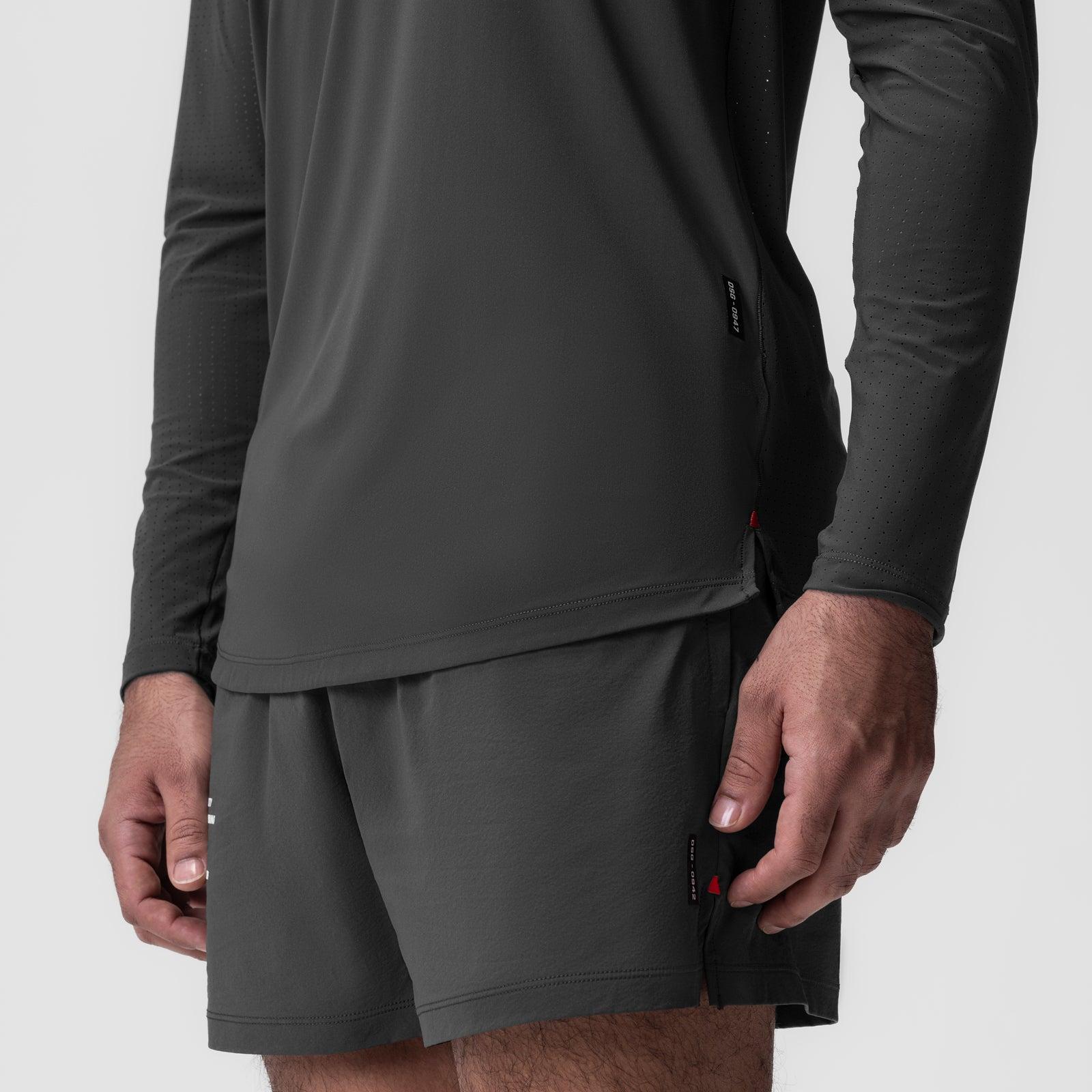 0947. Laser-Vent™ Established Long Sleeve - Space Grey Product Image