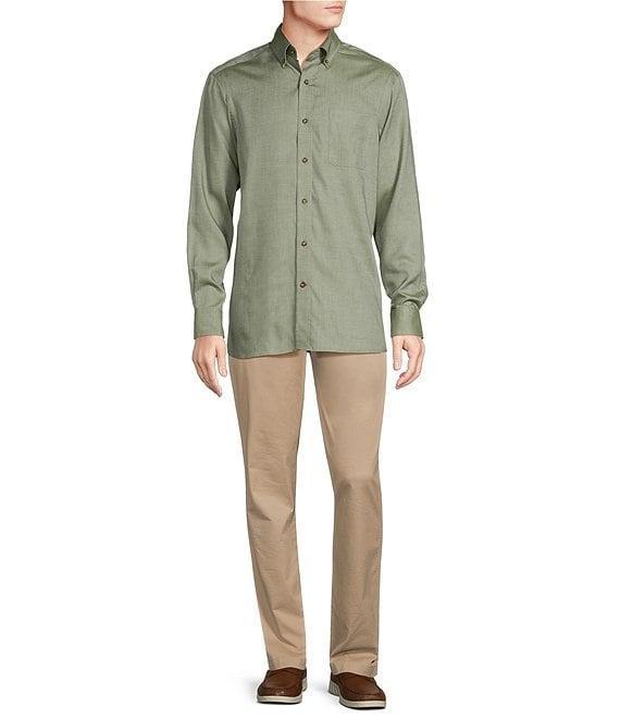Cremieux Blue Label Solid Long Sleeve Woven Shirt Product Image