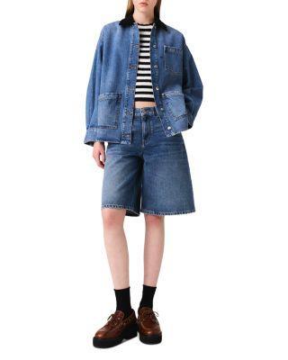 Faded Denim Jacket Product Image