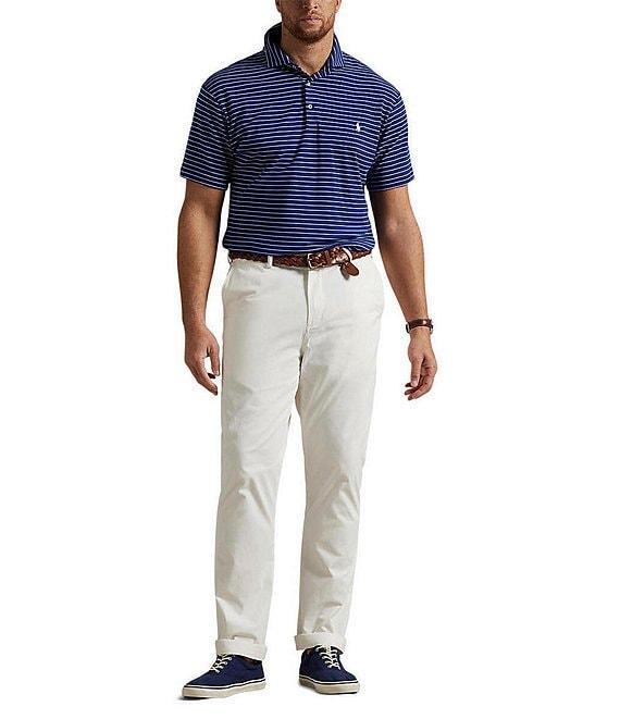 Polo Ralph Lauren Classic Fit Soft Cotton Stripe Short Sleeve Polo Shirt Product Image