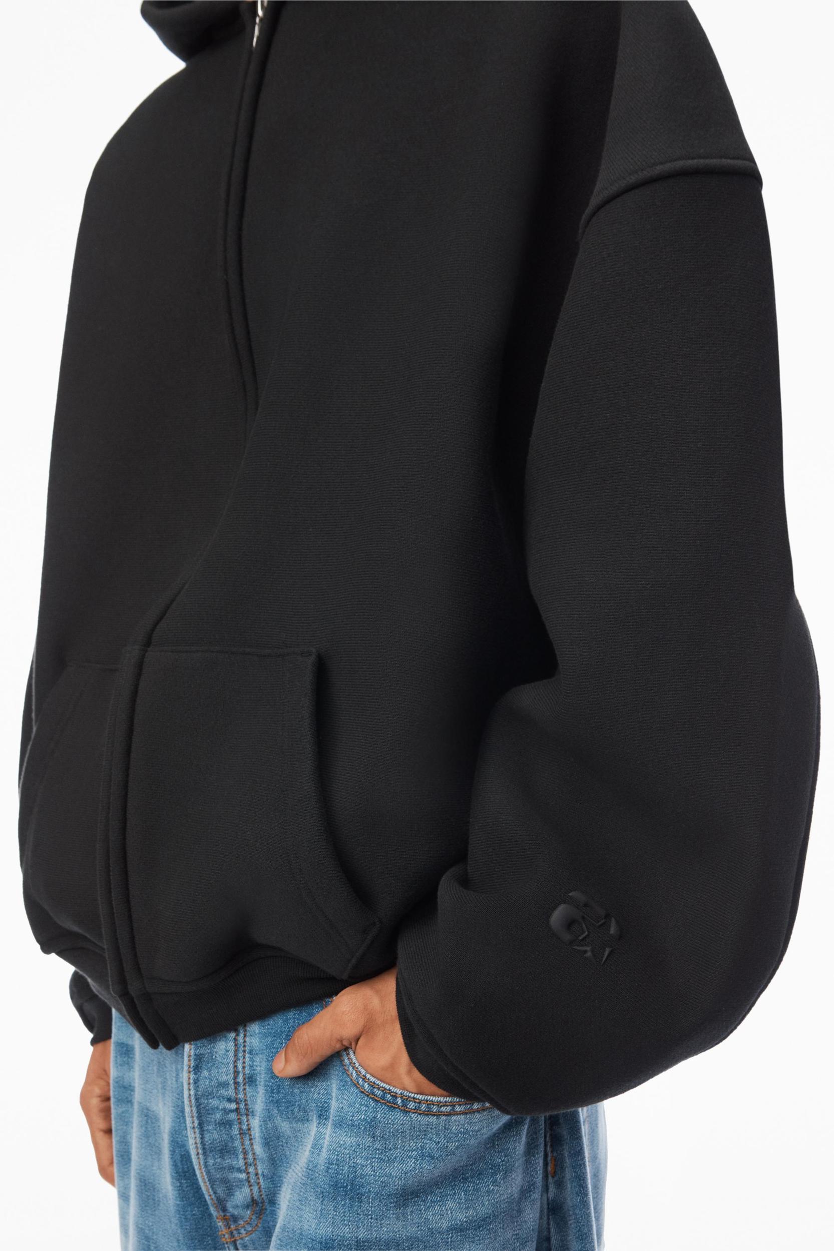 Star Zip Up Hoodie In Dense Fleece Product Image
