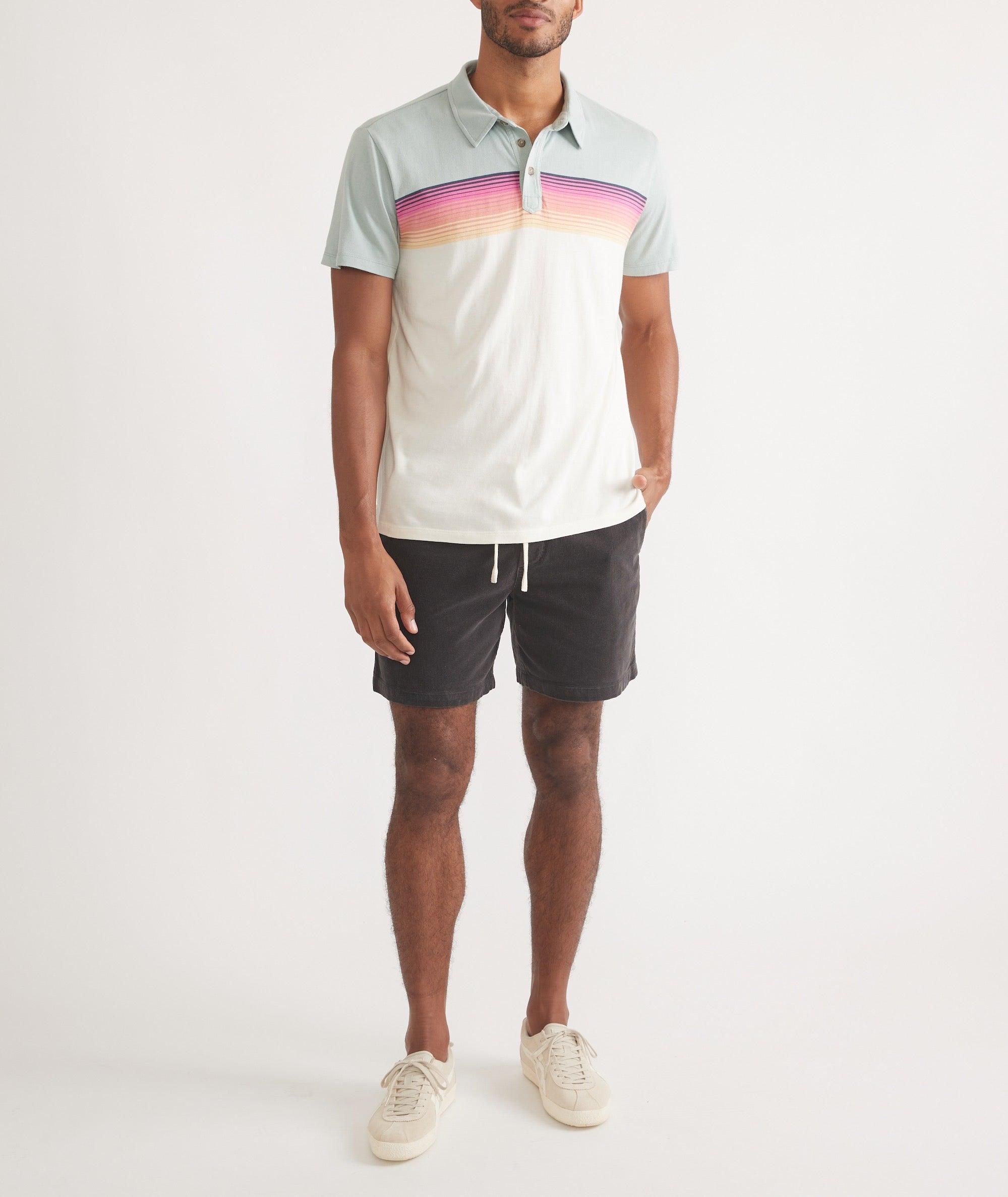 Engineered Stripe Polo Product Image
