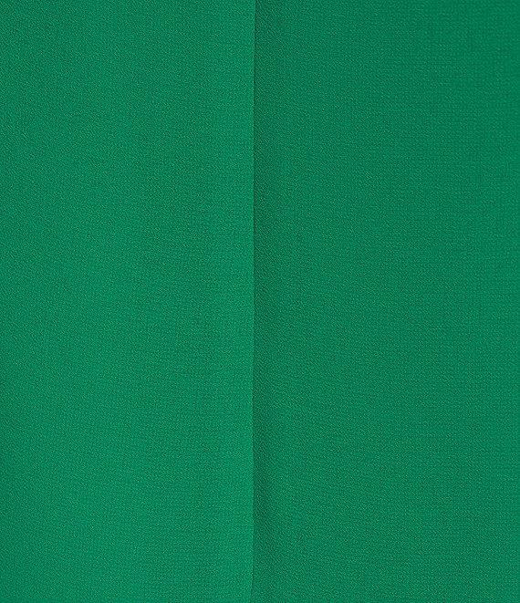 Vince Camuto Chiffon Float Ruffle Sleeveless Keyhole Crew Neck Shift Dress Product Image