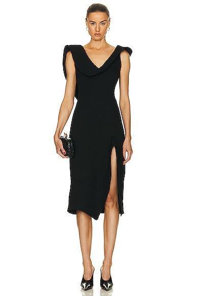 Bottega Veneta Structured Double Melange Dress Product Image