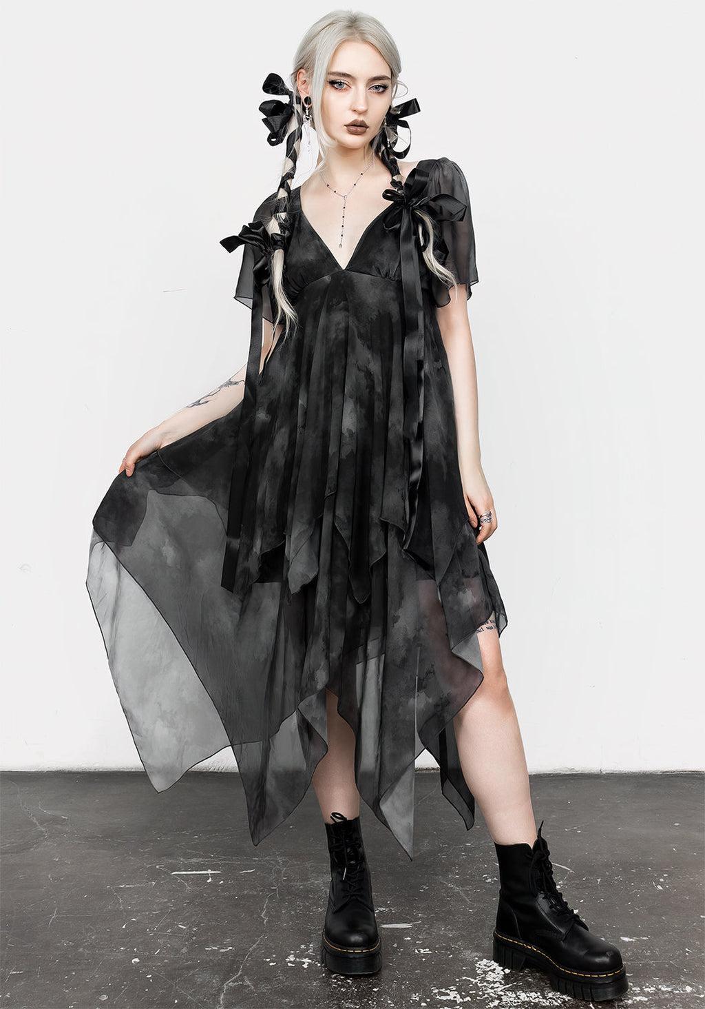 Tempest Layered Midi Dress Product Image