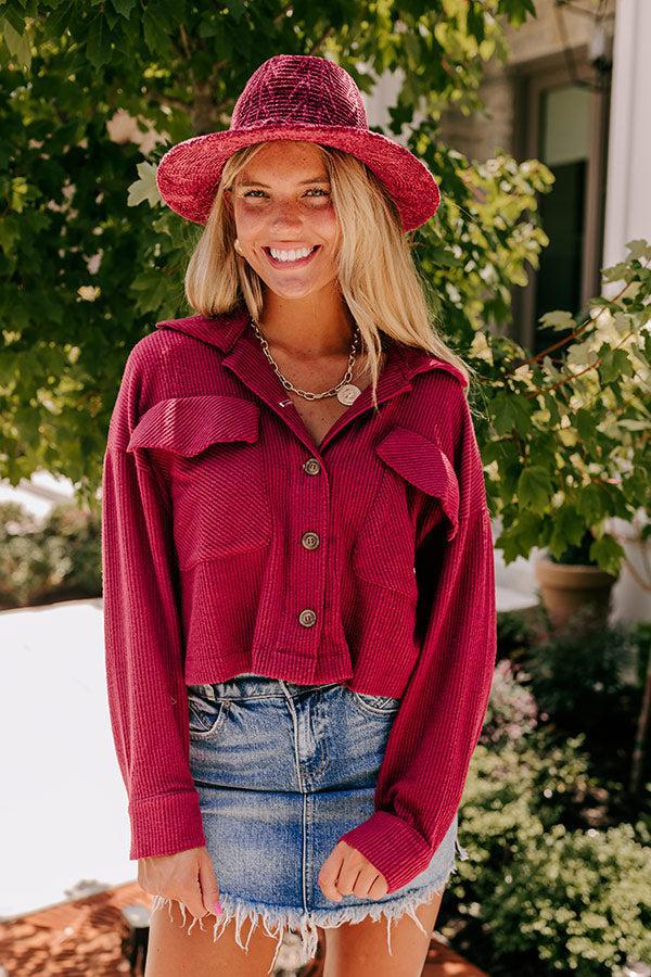 Best Season Of All Button Up In Wine Product Image