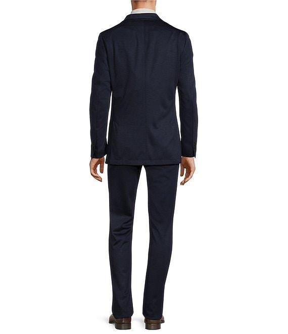 Hart Schaffner Marx New York Modern Fit Flat Front Solid 2-Piece Suit Product Image