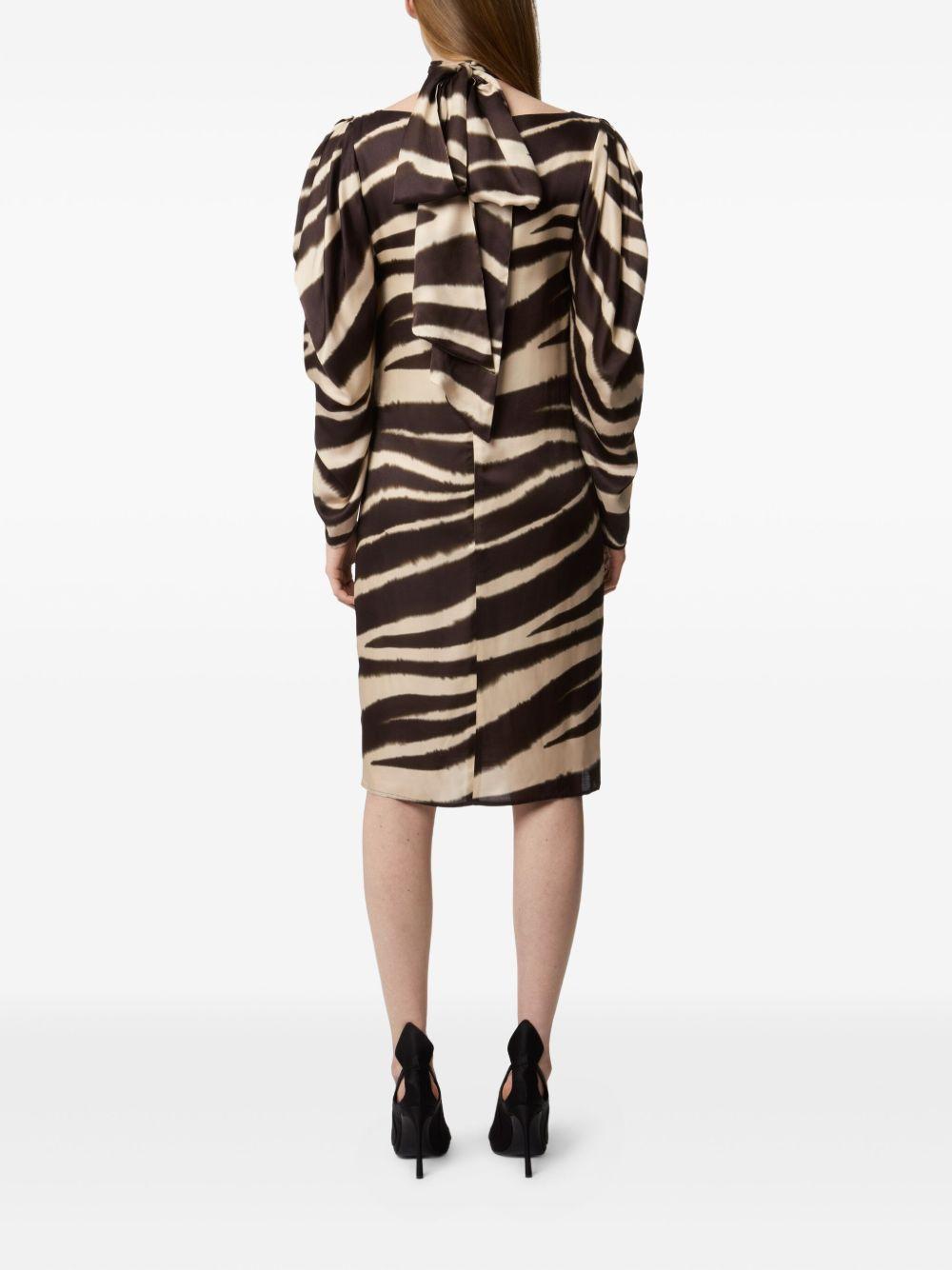 zebra-print midi dress Product Image