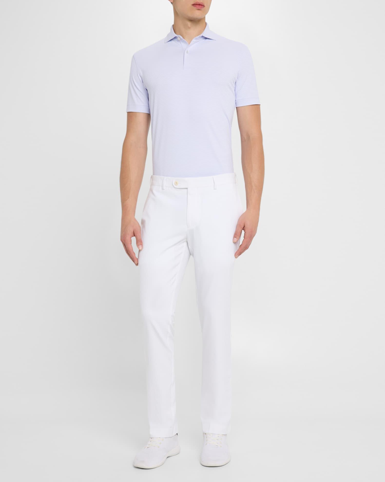 Men's Ballad Stripe Performance Jersey Polo Shirt Product Image