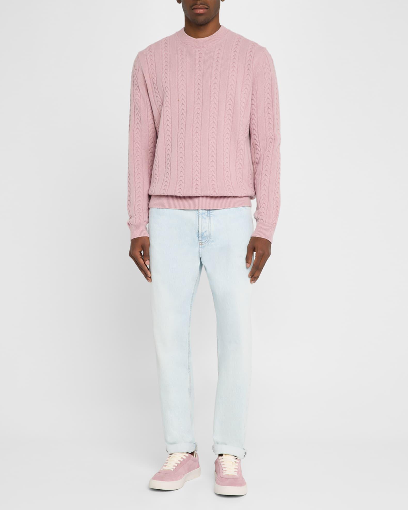 Men's Ermisto Wool and Cashmere Crewneck Sweater Product Image