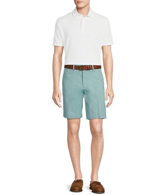 Cremieux Blue Label Madison Relaxed Fit Flat Front Comfort Stretch 9#double; Inseam Shorts Product Image