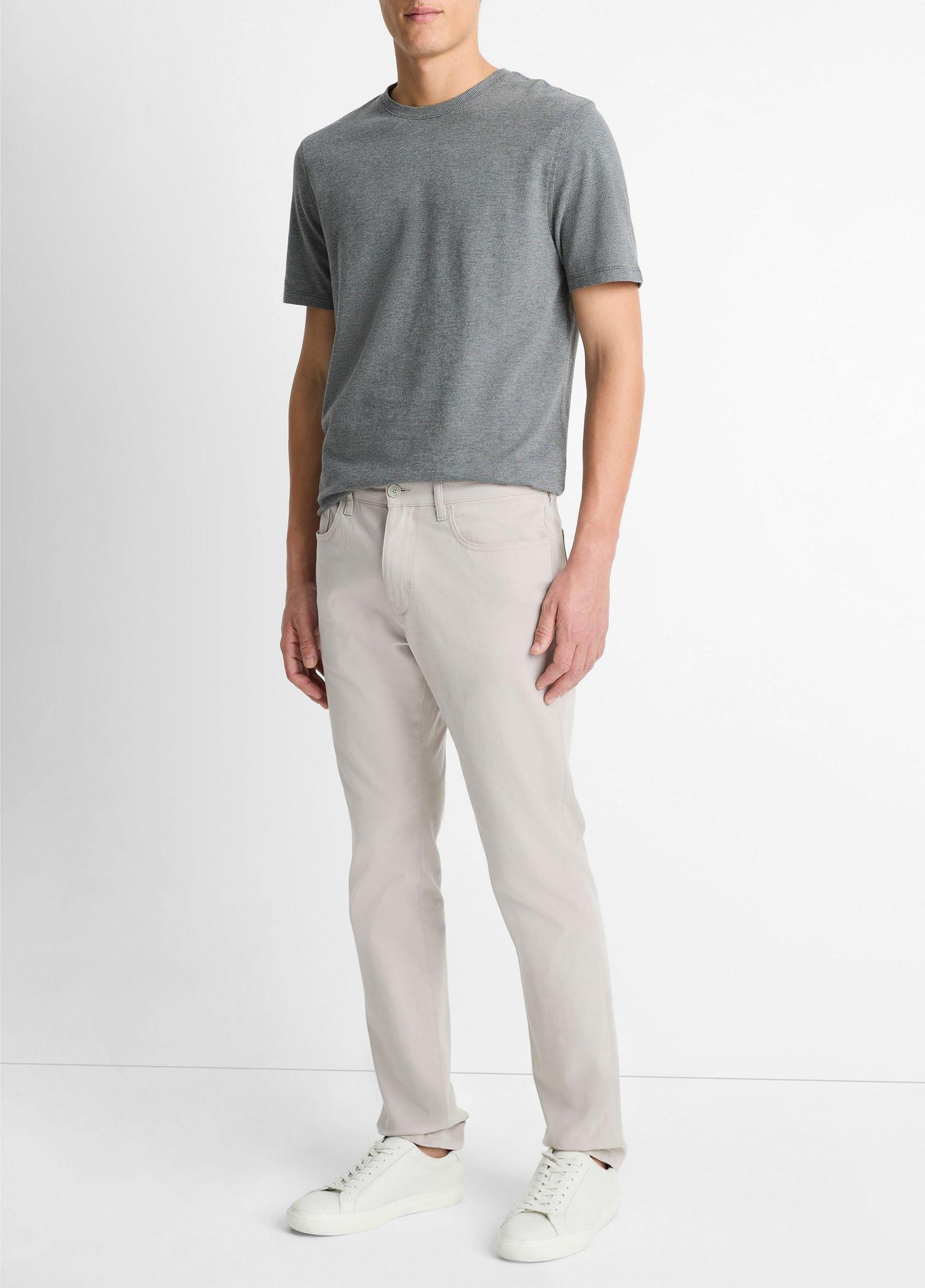 Dylan Slim 5-Pocket Peached Stretch-Cotton Pant Product Image