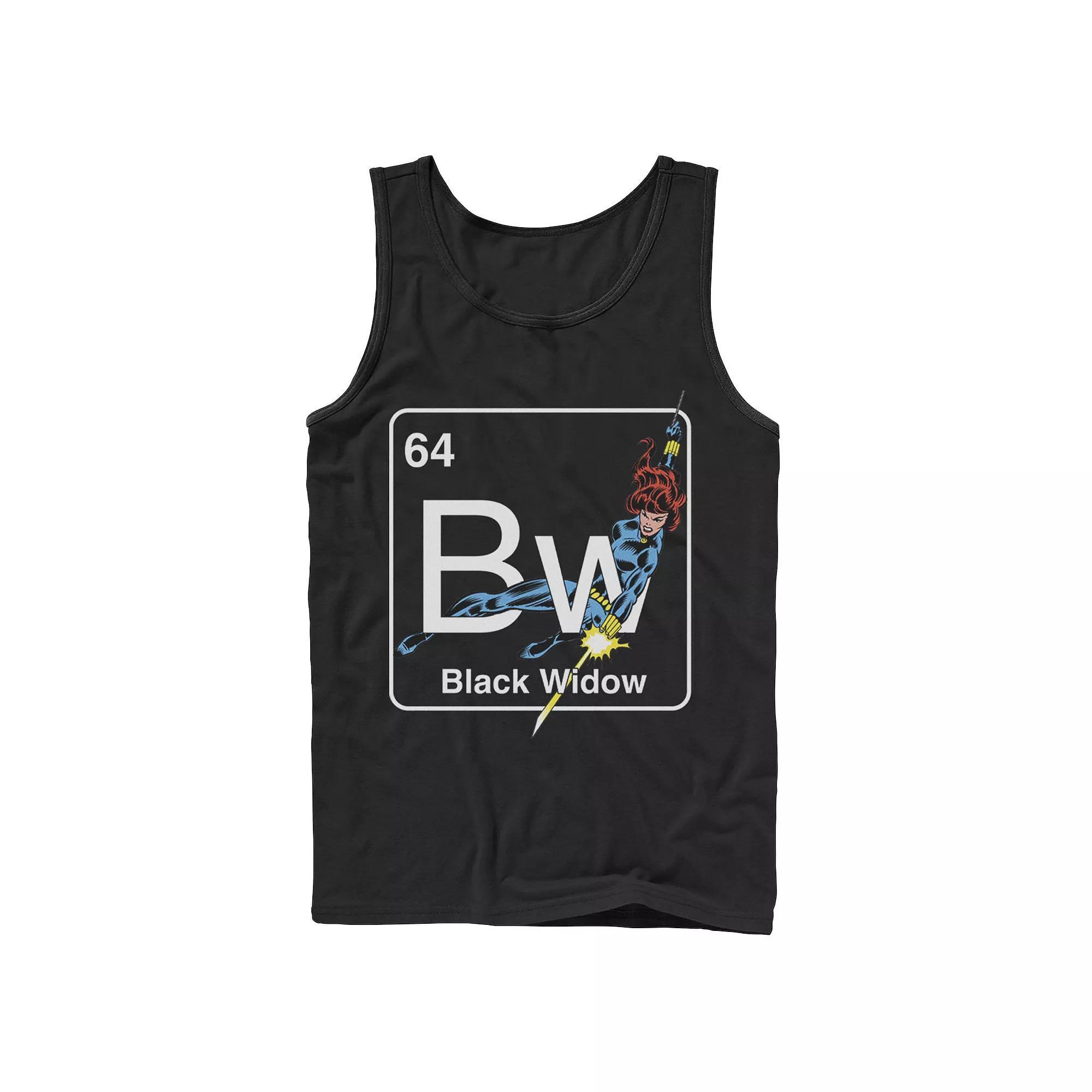 Men's Marvel Avengers Black Widow Element Tank Top, Boy's, Size: Large Product Image