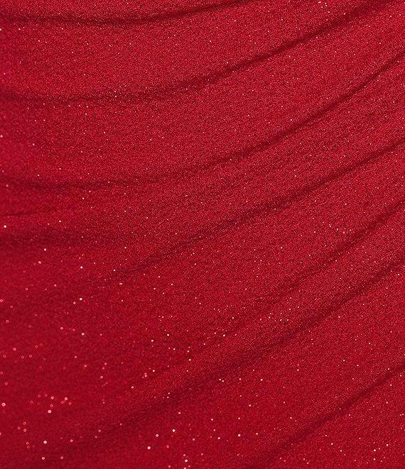 Midnight Doll Glitter Tulip Hem Bodycon Dress Product Image