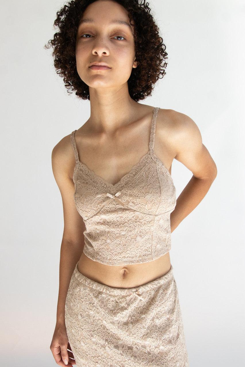 Lace Cami With Bow Product Image