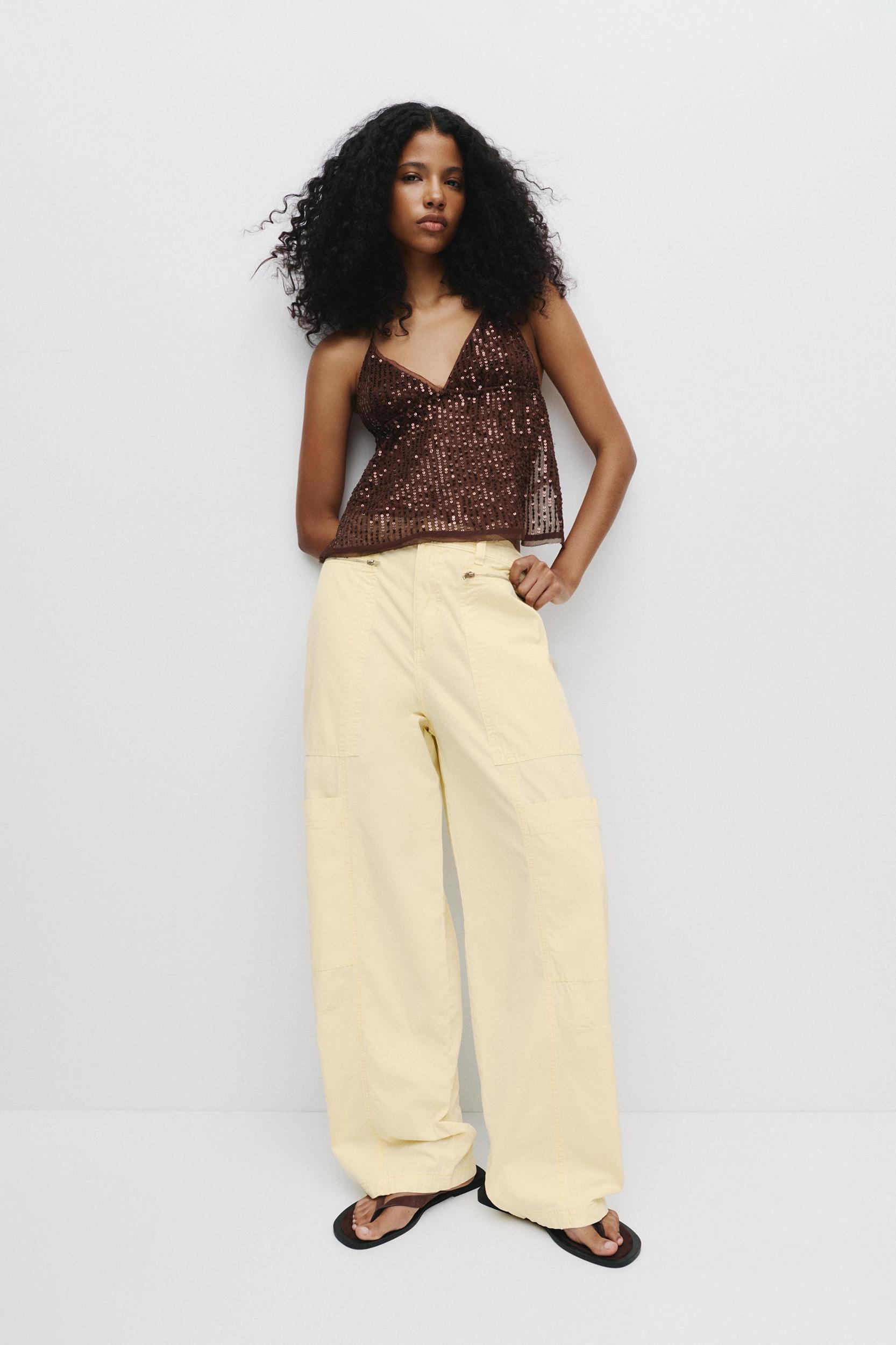 Balloon fit cargo pants Product Image