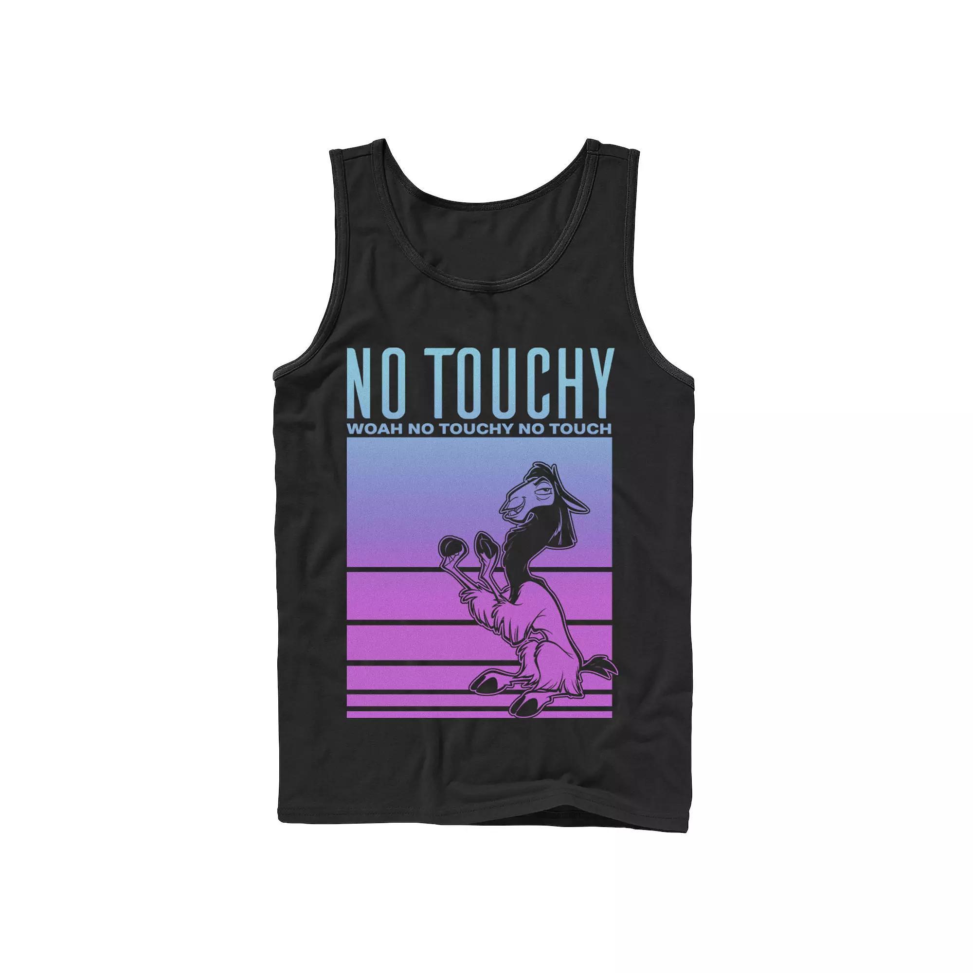 Disneys The Emperors New Groove No Touchy Gradient Color Mens Tank Top Product Image