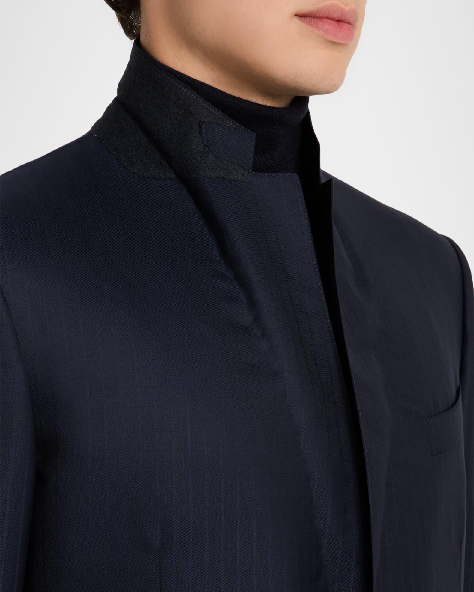 Men's Wool Tonal Stripe Two-Piece Suit Product Image