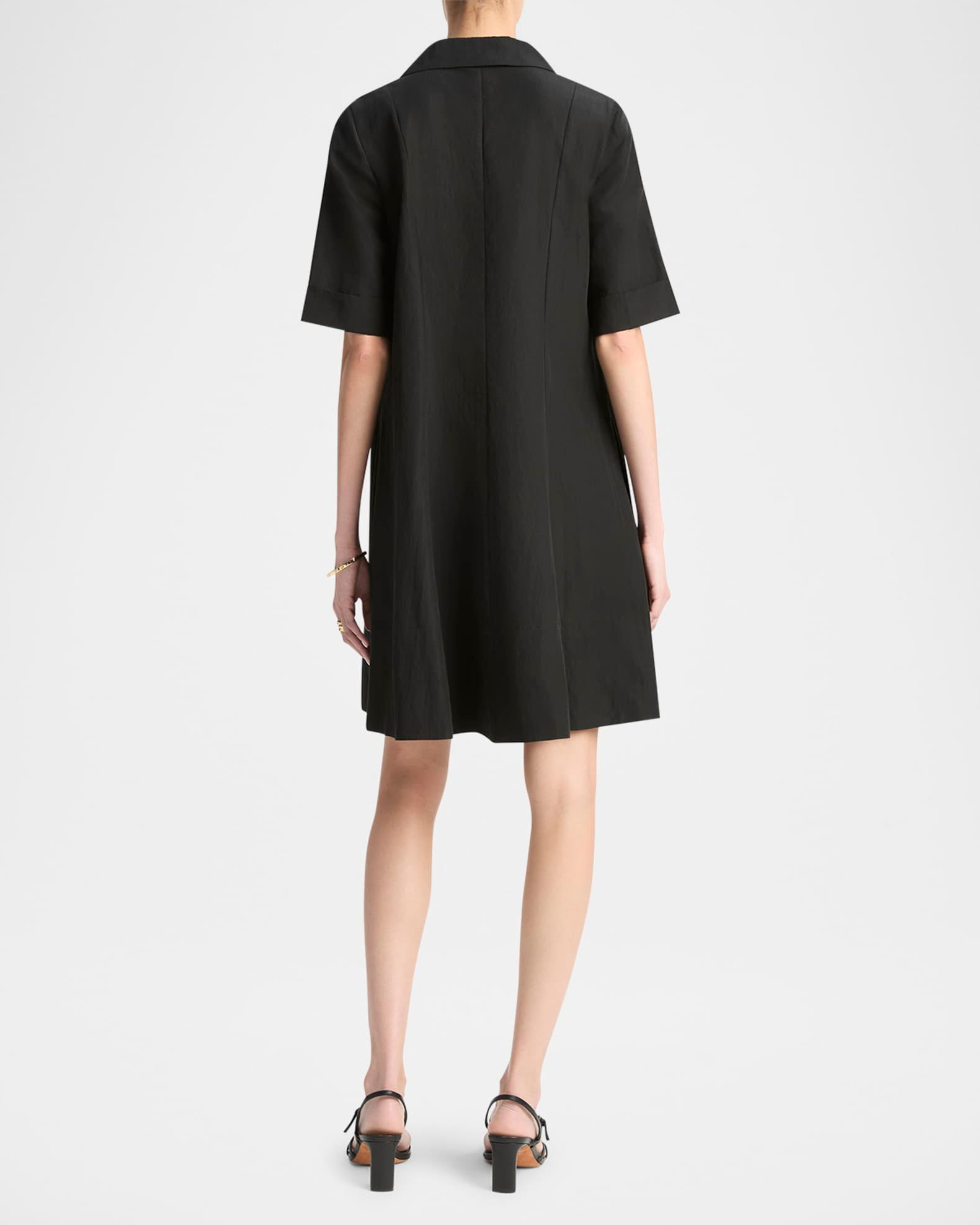 Short-Sleeve A-Line Short Dress Product Image