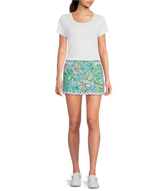 Lilly Pulitzer Etta Knit Scoop Neck Short Sleeve Tee Product Image